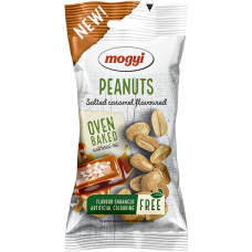 Mogyi - Dry Roasted Salted Caramel Flavoured Peanuts 50g
