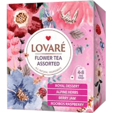 Lovare - Assorted Flower and Herbal Tea 32x2g
