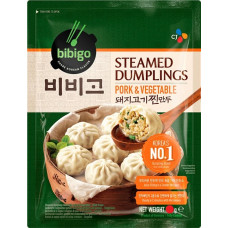 Bibigo Pork & Vegetable Steamed Dumplings 1.4kg  FROZEN