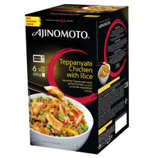 Ajinomoto Teppanyaki Chicken with Rice 6 Pack x 255g (1.53kg)  FROZEN