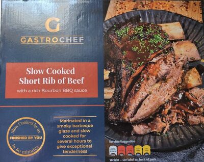 Gastrochef Slow cooked short rib of beef kg (~1500g)