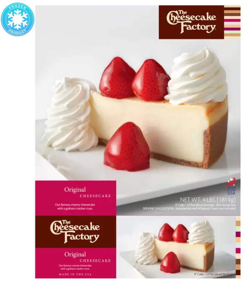 The Cheesecake Factory Original Cheesecake, 1.81kg  FROZEN