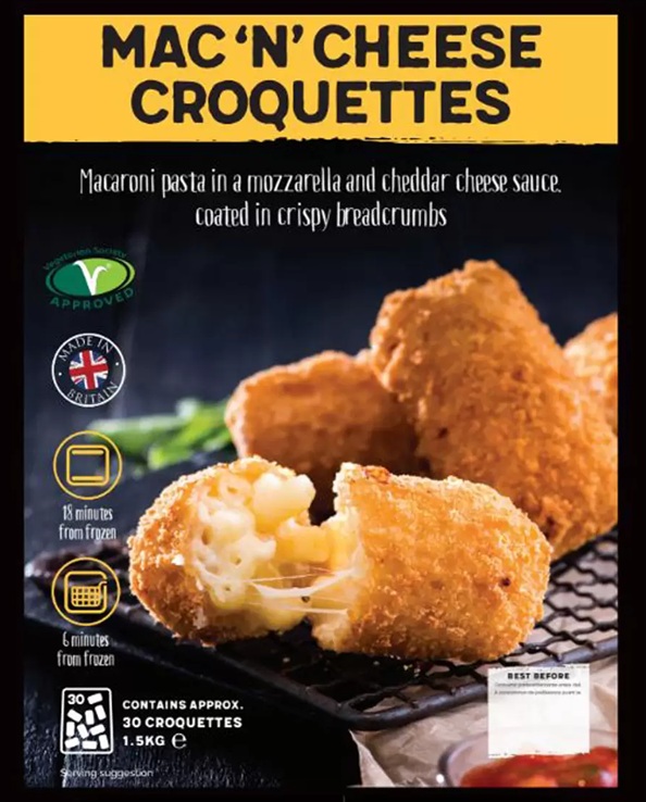 Mac 'N' Cheese Croquettes 1.5kg  FROZEN