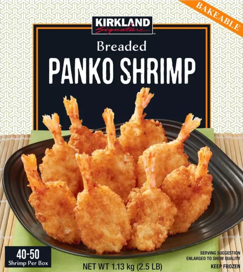 Kirkland Signature Breaded Panko Shrimp, 1.13kg FROZEN