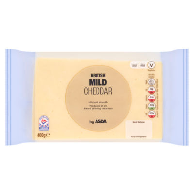 ASDA British Mild Cheddar Cheese 400g