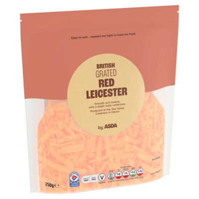ASDA British Grated Red Leicester Cheese 250g
