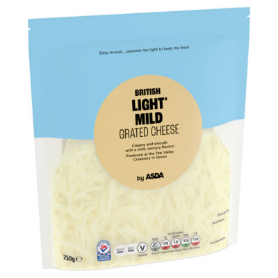 ASDA British Light Mild Grated Cheese