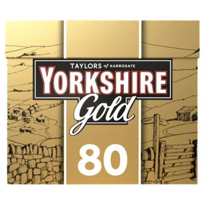 Taylors of Harrogate Yorkshire Tea Gold 80 Tea Bags