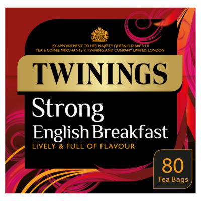 Twinings Strong English Breakfast 80 Tea Bags