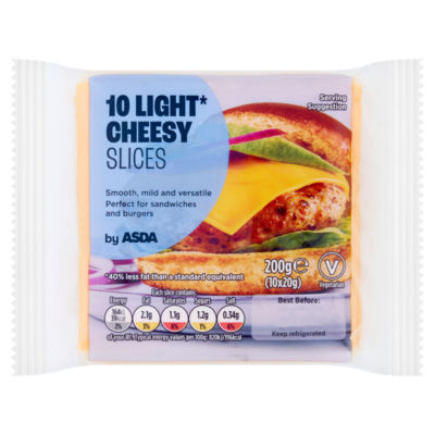 ASDA Light Cheesy Slices 10 x 20g (200g)