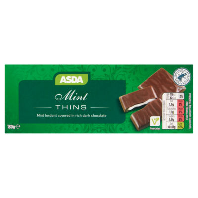 ASDA Dark Chocolate Mint Thins