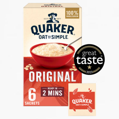 Quaker Original Porridge Sachets 6 x 27g