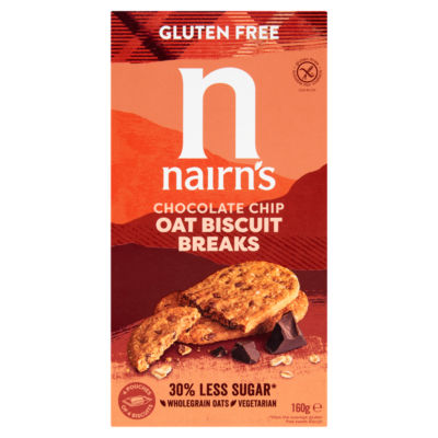 Nairn's Gluten Free Biscuit Breaks Chocolate Chip