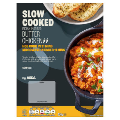 ASDA Slow Cooked Indian Inspired Butter Chicken 520g