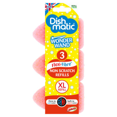 Dishmatic Wonder Wand 3 Non Scratch Refills XL