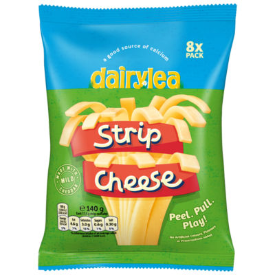 Dairylea Strip Cheese (8 x 17.5g) 140g