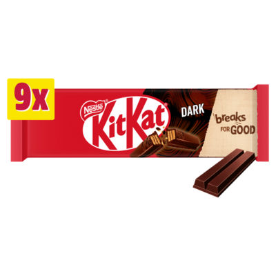 Kit Kat 2 Finger Dark Chocolate Biscuit Bars Multipack