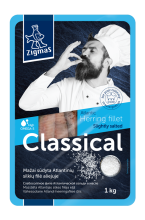 Zigmas - Classic Slightly Salted Herring Fillet in Oil 1kg