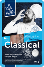 Zigmas - Classic Slightly Salted  Herring Fillet in Oil 240g