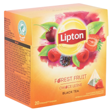Lipton - Black Tea with Strawberries from France 20x1.5g