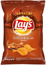 Lays - Grilled Bacon Crisps 130g