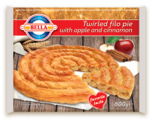 Bella - Filo pastry twirled pie with apple 800g