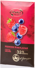Ruta - Milk Chocolate with Raspberry and Blueberry 90g