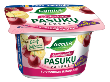 Gamtos - Layered Buttermilk Curd with Cherry and Banana 130g