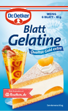 Dr.Oetker - Gelatin Leaves  / Gelatina foi 10g
