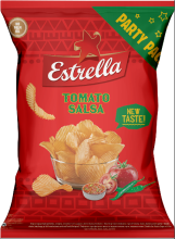 Estrella - Potato Crisps Crinkle Cut with Spicy Taste of Tomatoes 180g