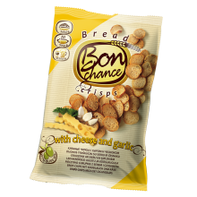 Bon Chance - Bread Crisps with Garlic and Cheese 120g