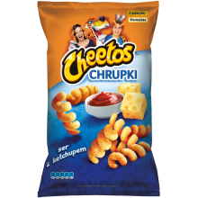 Cheetos - Cheese and Ketchup Flavour Snacks 145g