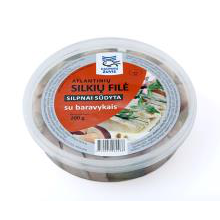 Dauparu Zuvis - Herring Fillet with Edible Boletus in Oil 200g
