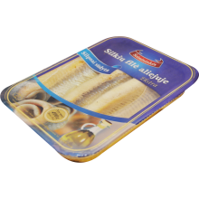 Edega - Salted Skinless Herring Fillet in Oil 400g