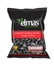 Elmas - Salted & Roasted Black Sunflower Seeds / Seminte Floarea Soarelui Negre Coapte Sare 200g