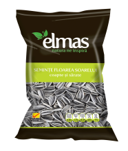 Elmas - Salted, Roasted & Striped Sunflower Seeds / Seminte Floarea Soarelui Coapte Sare 200g