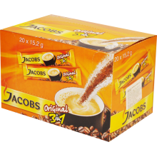 Jacobs - 3in1 Instant Coffee Bag 20x12.6g