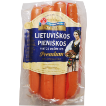 Klaipedos Mesine - Lietuviskos Cooked Franks 520g