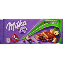 Milka - Milk Chocolate with Hazelnuts 90g