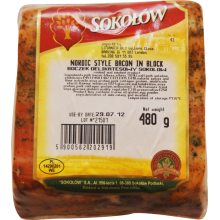 Sokolow - Nordic Style Bacon in Block 480g
