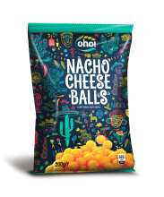 OHO - Nacho Cheese Balls Snacks 200g