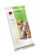 Pergale - Milk Chocolate with Hazelnuts 85g