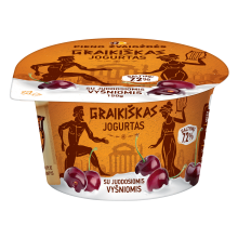 Pieno Zvaigzdes - Greek Yogurt with Black Cherry 150g