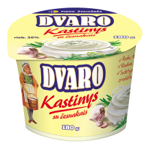 Pieno Zvaigzdes - Kastinys with Garlic 180g