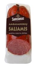 Samsonas - Ambasadoriu Salamis Hot Smoked Sausage kg (~500g)