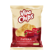 Viva - Paprika Flavour Crisps / Viva Chips Ardei 100g