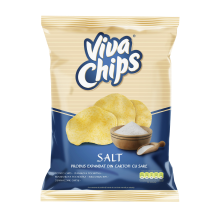 Viva - Salted Crisps / Viva Chips Sare 100g