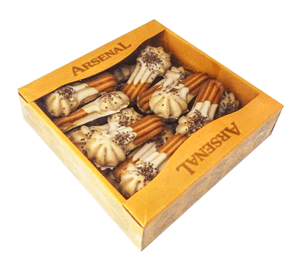 Arsenal - Exquisite Biscuits with White Decorated 450g