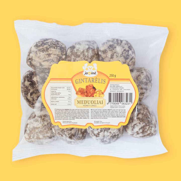 Javine - Honey Cakes Gintarelis 250g