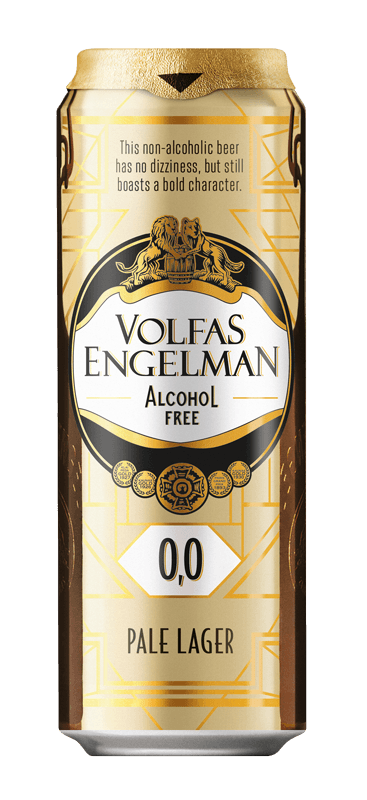 Volfas Engelman - Non Alco Lager 568ml Can